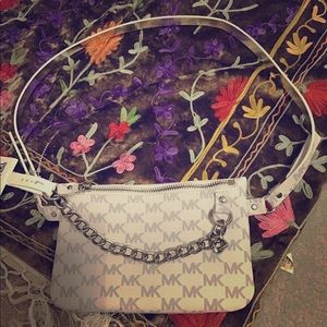 Michael Kors fanny pack with chain.